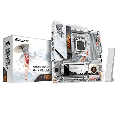 Gigabyte B850M AORUS ELITE WIFI7 ICE-P Motherboard – TechCure India