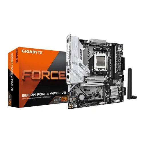 Gigabyte B850M Force V2 WIFI M-ATX Motherboard (AMD Socket AM5, DDR5, Wi-Fi 6E) – TechCure India