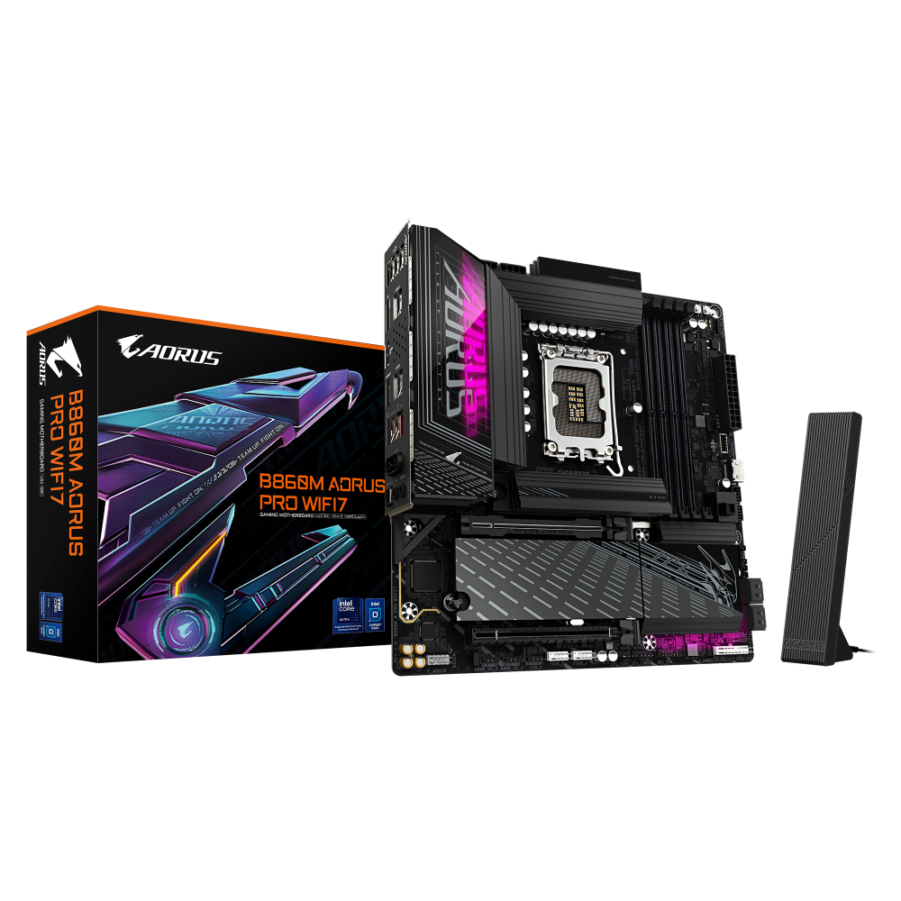GIGABYTE B860M Aorus Pro Wifi7 DDR5 Intel Motherboard – TechCure India