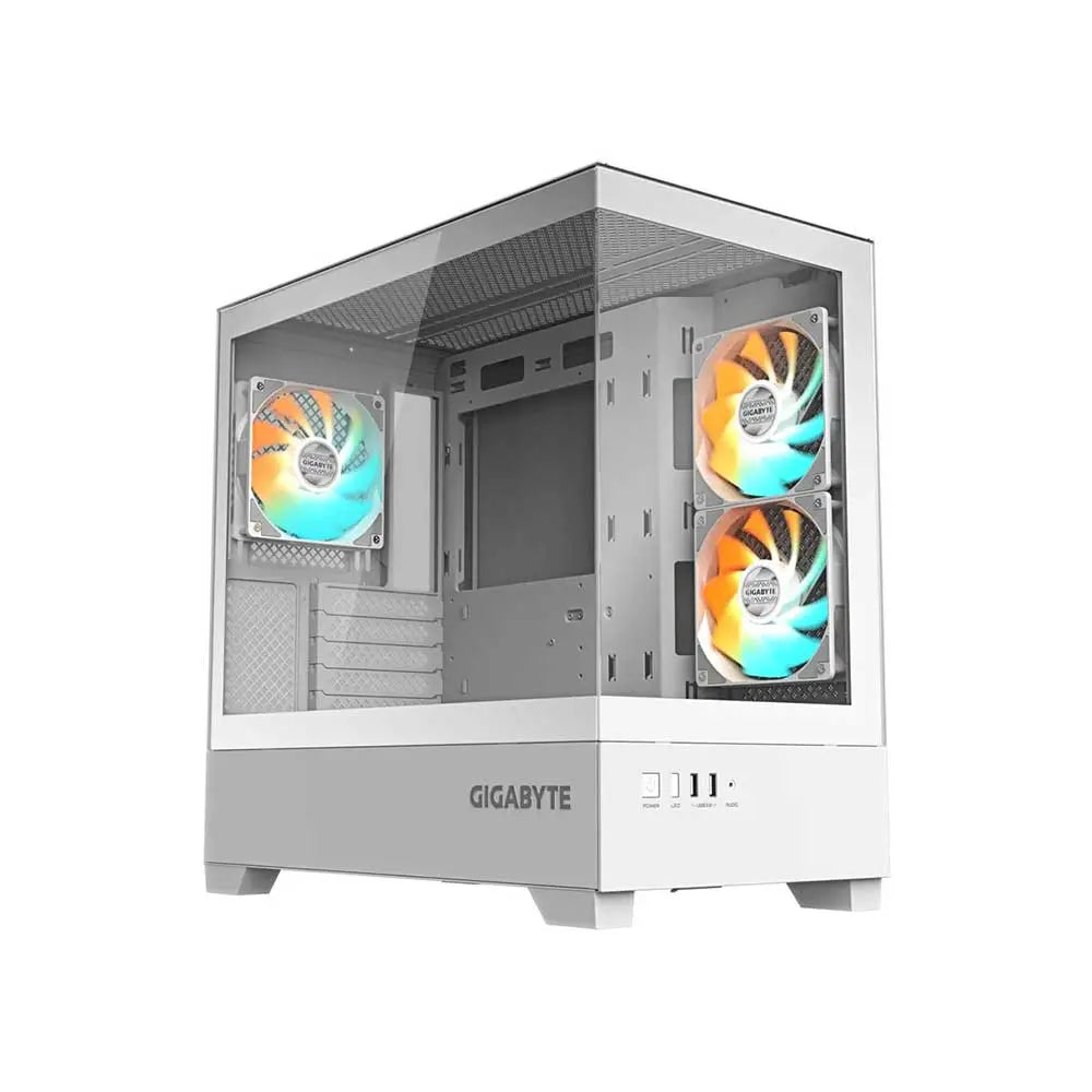 Gigabyte C201 Panoramic Ice Micro ATX Mid Tower Cabinet (GB-C201PI) – TechCure India