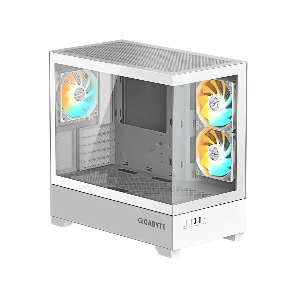 Gigabyte C201 Panoramic Ice Micro ATX Mid Tower Cabinet (GB-C201PI) – TechCure India