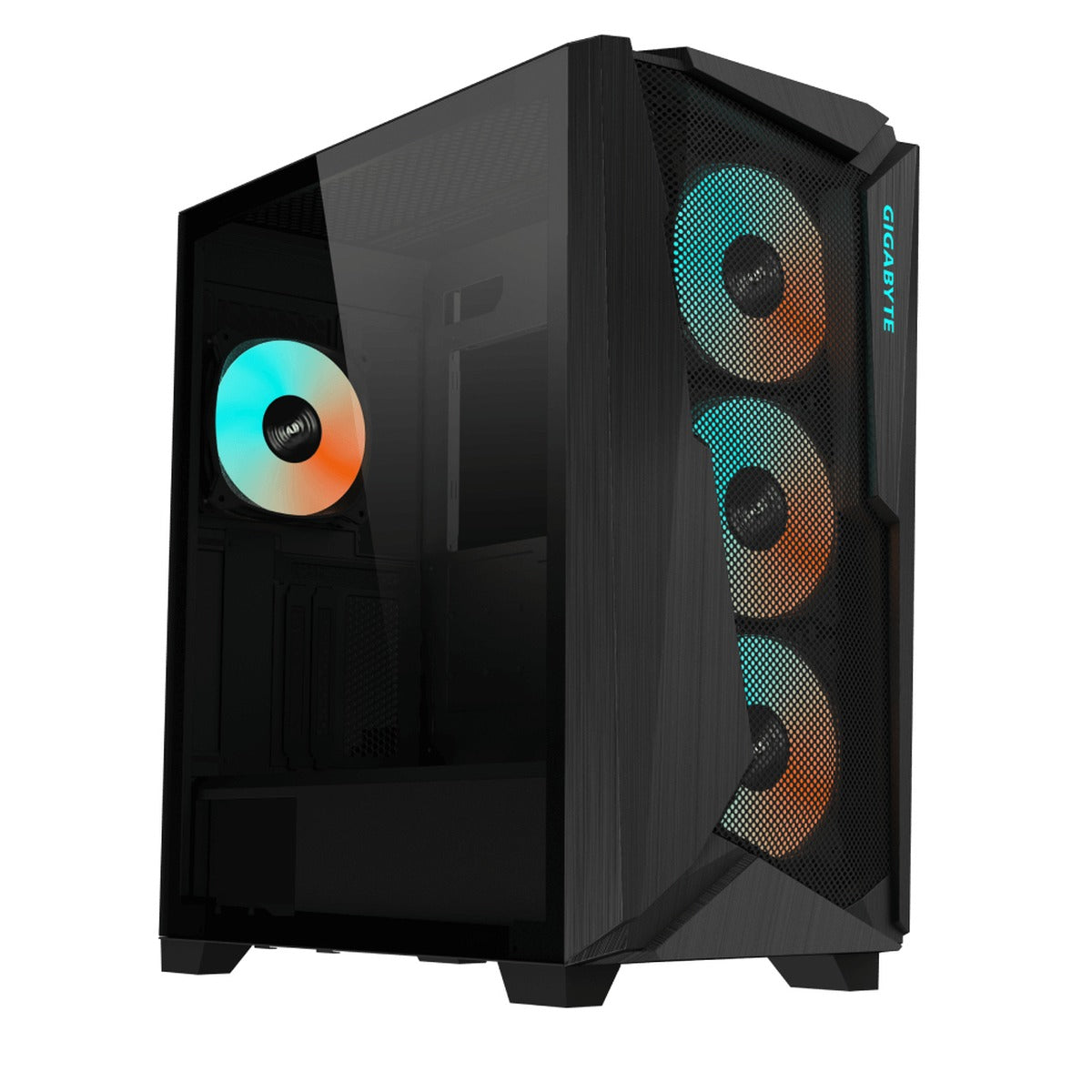 Gigabyte C301 Glass Mid Tower ARGB Cabinet - Black – Model GB-C301G – TechCure India