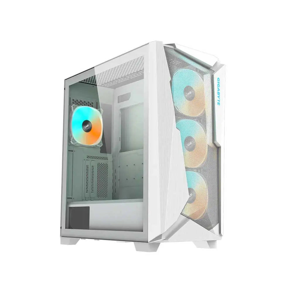 Gigabyte C301 Glass V2 Atx Mid Tower Cabinet White (GB-C301GW-TYPE-C-V2) – TechCure India