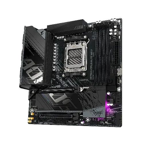 Gigabyte GA X870M AORUS ELITE WIFI7 DDR5 AMD Motherboard AM5 DDR5 Micro ATX – photo 3 – TechCure India