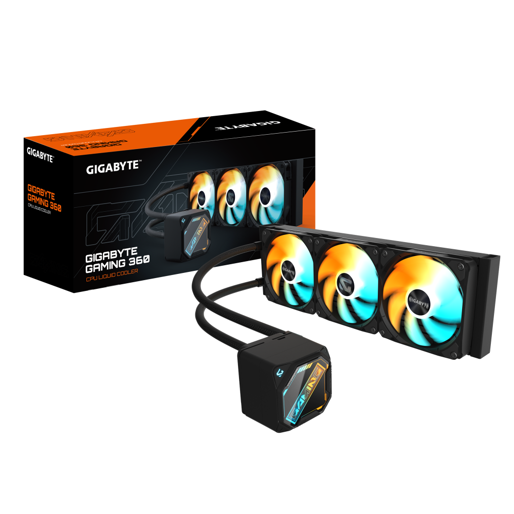 GIGABYTE Gaming 360 ARGB 360mm CPU Liquid Cooler ( Black ) – TechCure India