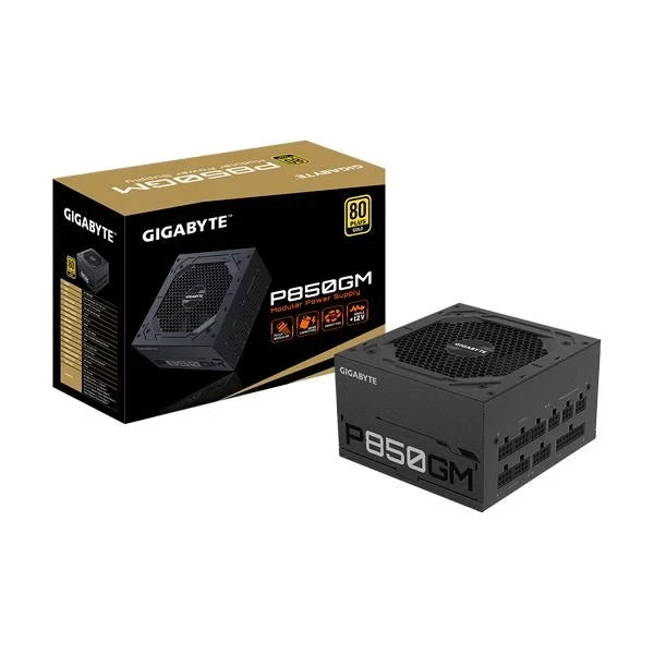 GIGABYTE GP-P850GM 850W 80+ Gold Fully Modular ATX 2.0 Power Supply – TechCure India
