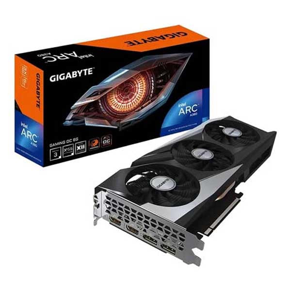 Gigabyte Intel Arc A380 GAMING OC 6G 6GB GDDR6 Graphics Card – TechCure India
