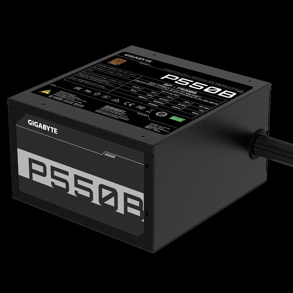 Gigabyte P550B Smps 550 Watt 80 Plus Bronze – TechCure India