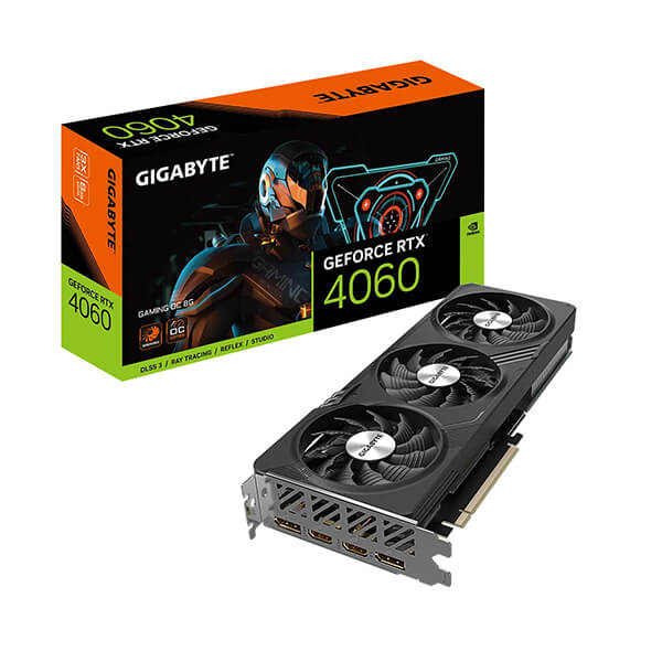 Gigabyte RTX 4060 Gaming OC 8GB Graphics Card – Model GV-N4060GAMING-OC-8GD – TechCure India
