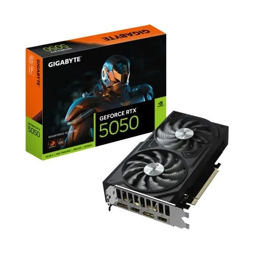 Gigabyte RTX 5050 Windforce OC V2 8GB GDDR6 Dual Fan Graphics Card – TechCure India