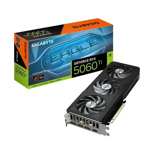 Gigabyte RTX 5060 Ti Eagle Max OC 16GB GDDR7 Graphics Card – Model GV-N506TEAGLEMAX-OC-16GD – TechCure India