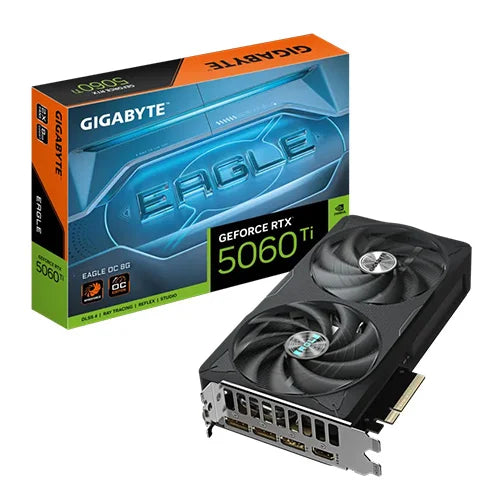 Gigabyte RTX 5060 Ti Eagle OC 8GB GDDR7 Graphics Card – Model GV-N506TEAGLE-OC-8GD – TechCure India