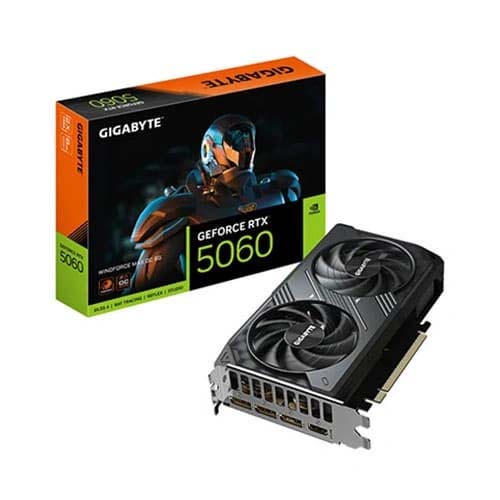 Gigabyte RTX 5060 Windforce MAX OC 8GB GDDR7 Graphics Card GV-N5060WF2MAX OC-8GD – TechCure India