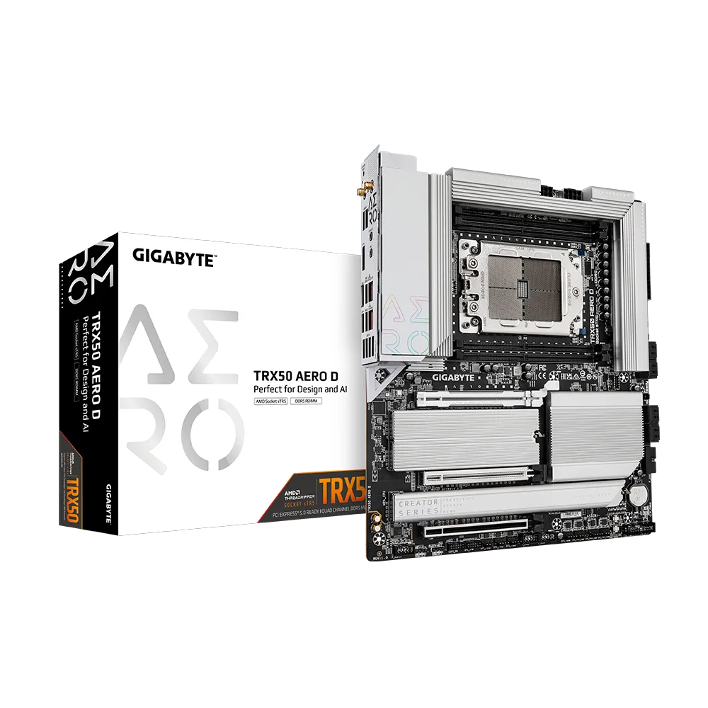 Gigabyte TRX50 Aero D STR5 E-ATX Motherboard (TRX50-AERO-D) – TechCure India