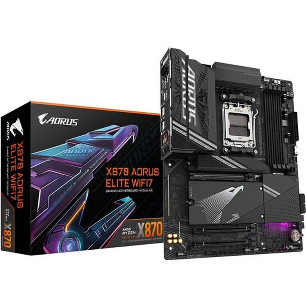 GIGABYTE X870 AORUS ELITE WIFI7 DDR5 AMD Motherboard – TechCure India