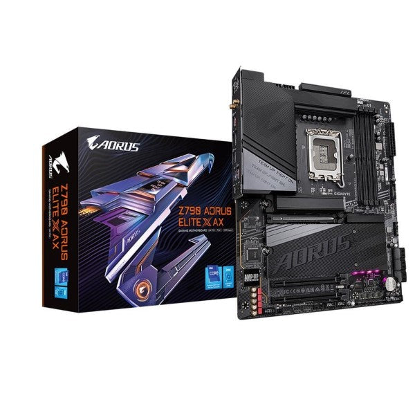 GIGABYTE Z790 Aorus Elite X AX WIFI ATX Motherboard (Intel Socket LGA 1700, DDR5, Wi-Fi 6E) – TechCure India