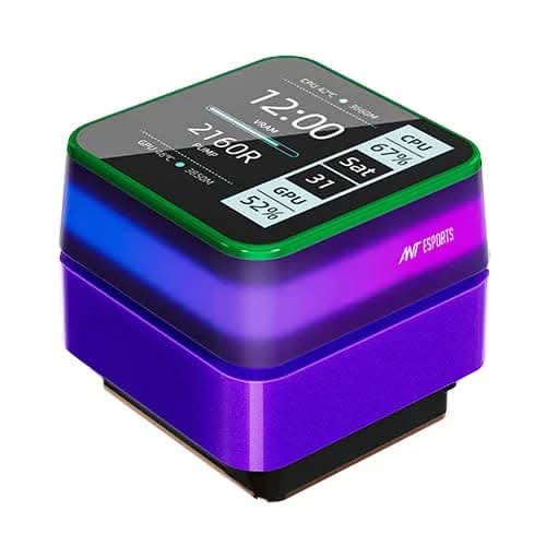 Ant Esports Glacius-240D ARGB CPU Liquid Cooler with LCD Display – TechCure India