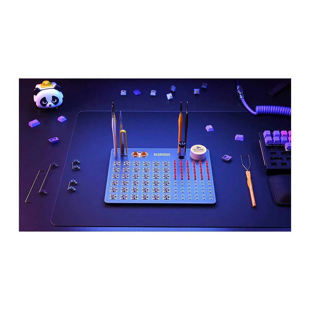 Glorious Lube Station – Mechanical Keyboard Lubing Organizer (GLO-Acc-LUBE-STAT) – TechCure India