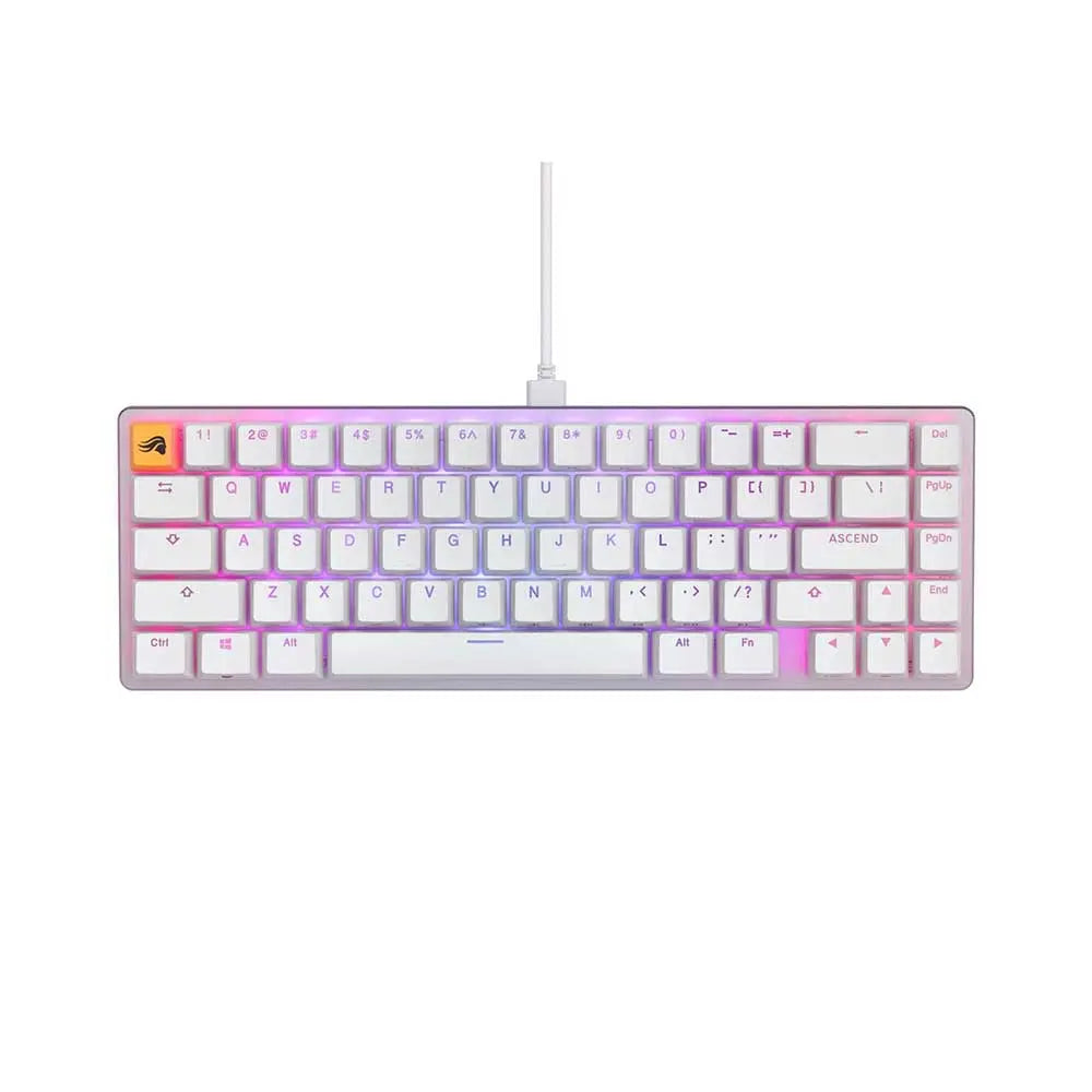 Glorious Modular Mechanical Keyboard 2 Fox Switches GMMK2 65% Rgb (White) (GLO-GMMK2-65-FOX-W) – TechCure India