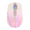 ANT ESPORTS GM400W Wireless Ambidextrous RGB Gaming Mouse ( GM400W-RGB-LIGHT-PINK ) ( 3200DPI / 6 Macro Buttons ) ( Light Pink )