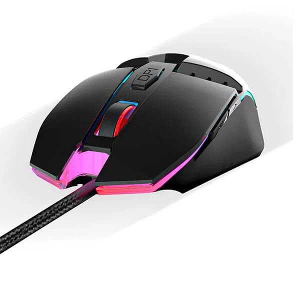 ANT ESPORTS GM50 Wired Ambidextrous Optical Gaming Mouse ( GM50 ) ( 3600DPI / 6 Macro Buttons ) ( Black ) - 2