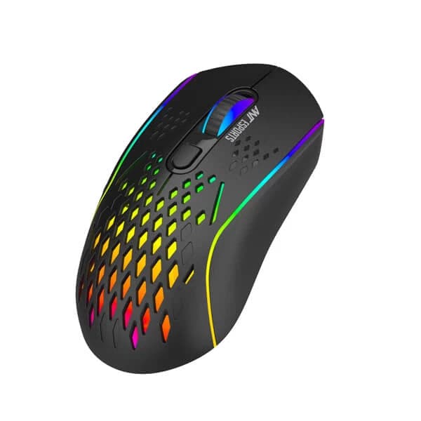 ANT ESPORTS GM700 Wireless Ambidextrous RGB Gaming Mouse ( GM700-RGB-BLACK ) ( 4800DPI / 6 Macro Buttons ) ( Black ) - 4