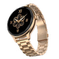 Noise Diva Smartwatch with Diamond Cut dial Glossy Metallic Finish AMOLED Display (Metallic Rose Gold) – TechCure India