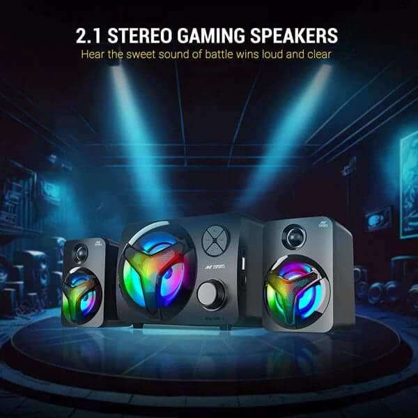 ANT ESPORTS GS350 Pro LED Lighting Stereo Gaming Speaker - 3