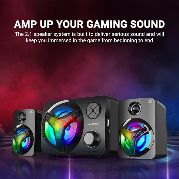 ANT ESPORTS GS350 Pro LED Lighting Stereo Gaming Speaker - 5