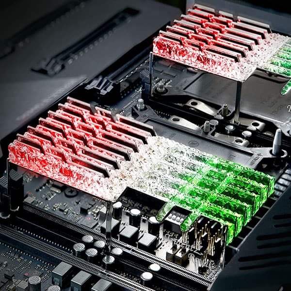 G.SKILL Trident Z Royal 32GB ( 16GB x 2 ) 3200MHz DDR4 RGB RAM ( Silver ) ( CL16 ) - 2