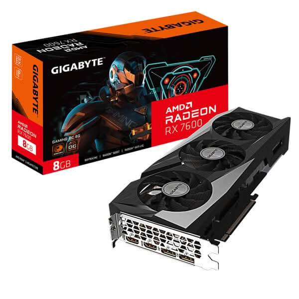 Gigabyte RX 7600 Gaming OC 8GB Graphics Card – TechCure India