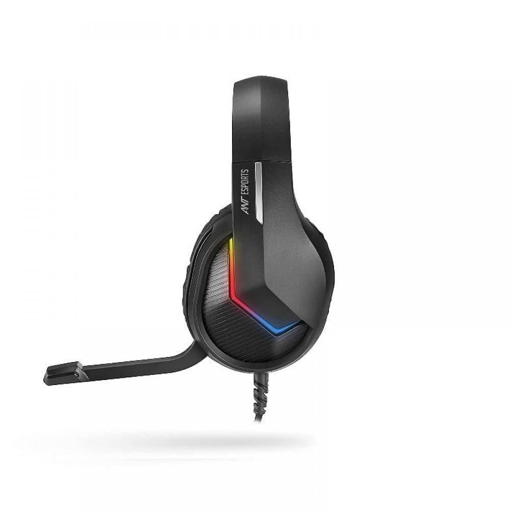 ANT ESPORTS H1100 Pro RGB USB Wired Gaming Headphone ( Black ) ( PC / Playstation / XBox ) - 2