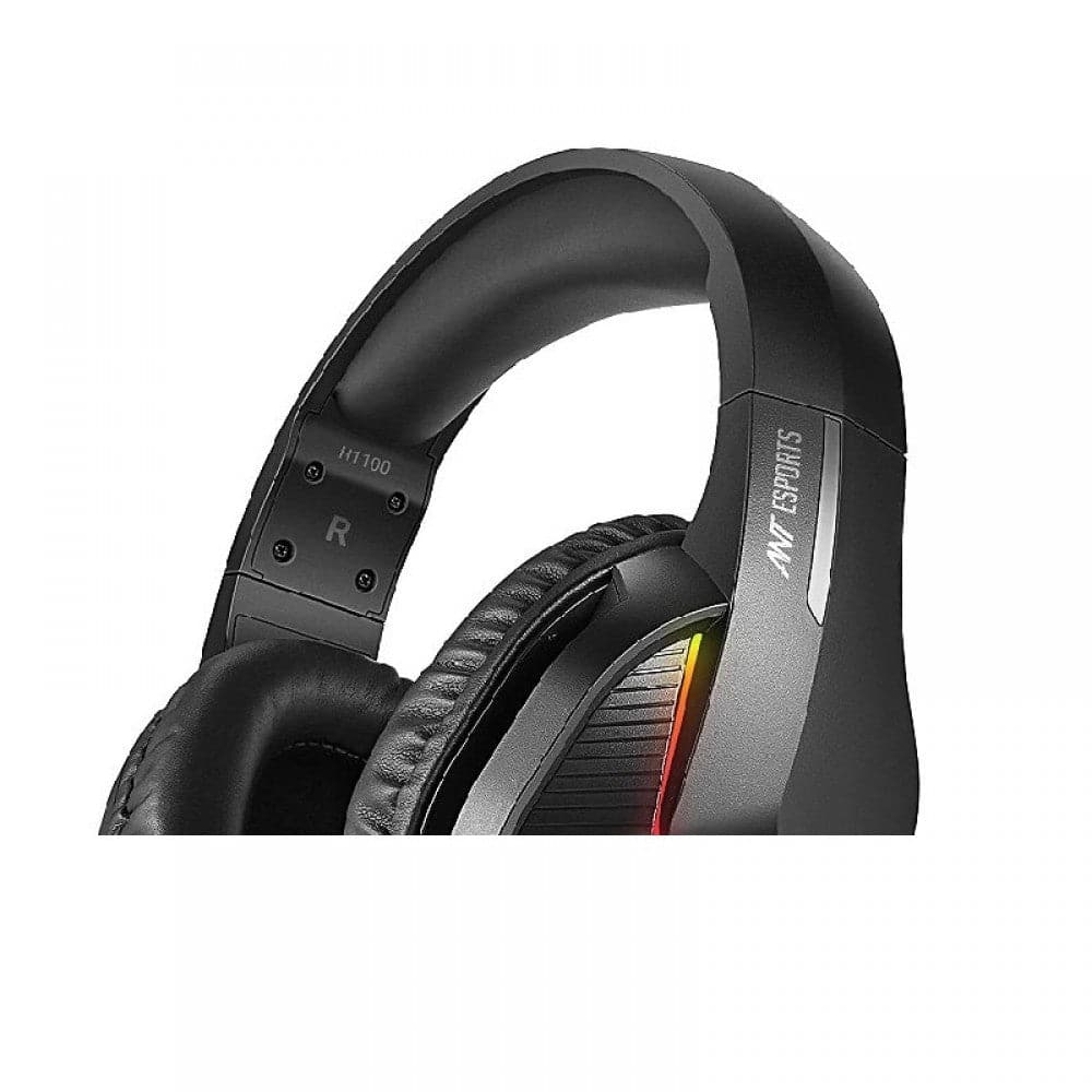 ANT ESPORTS H1100 Pro RGB USB Wired Gaming Headphone ( Black ) ( PC / Playstation / XBox ) - 3