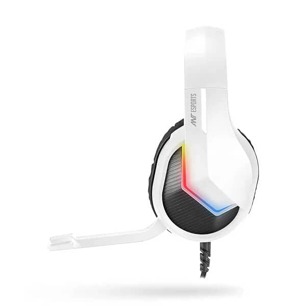 ANT ESPORTS H1100 Pro RGB USB Wired Gaming Headphone ( White) ( PC / Playstation / XBox ) - 2