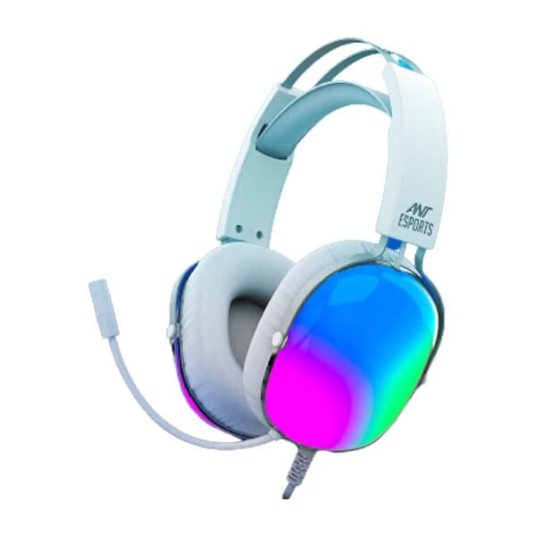 Ant Esports H1150 RGB Gaming Headset (White) – TechCure India