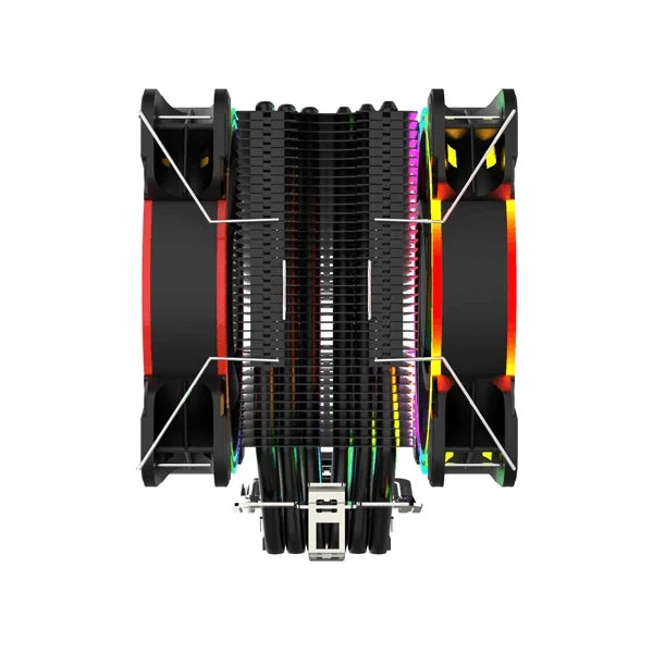 ALSEYE Halo H120D V2.0 PWM RGB 120mm Single Tower CPU Air Cooler ( Black ) – TechCure India