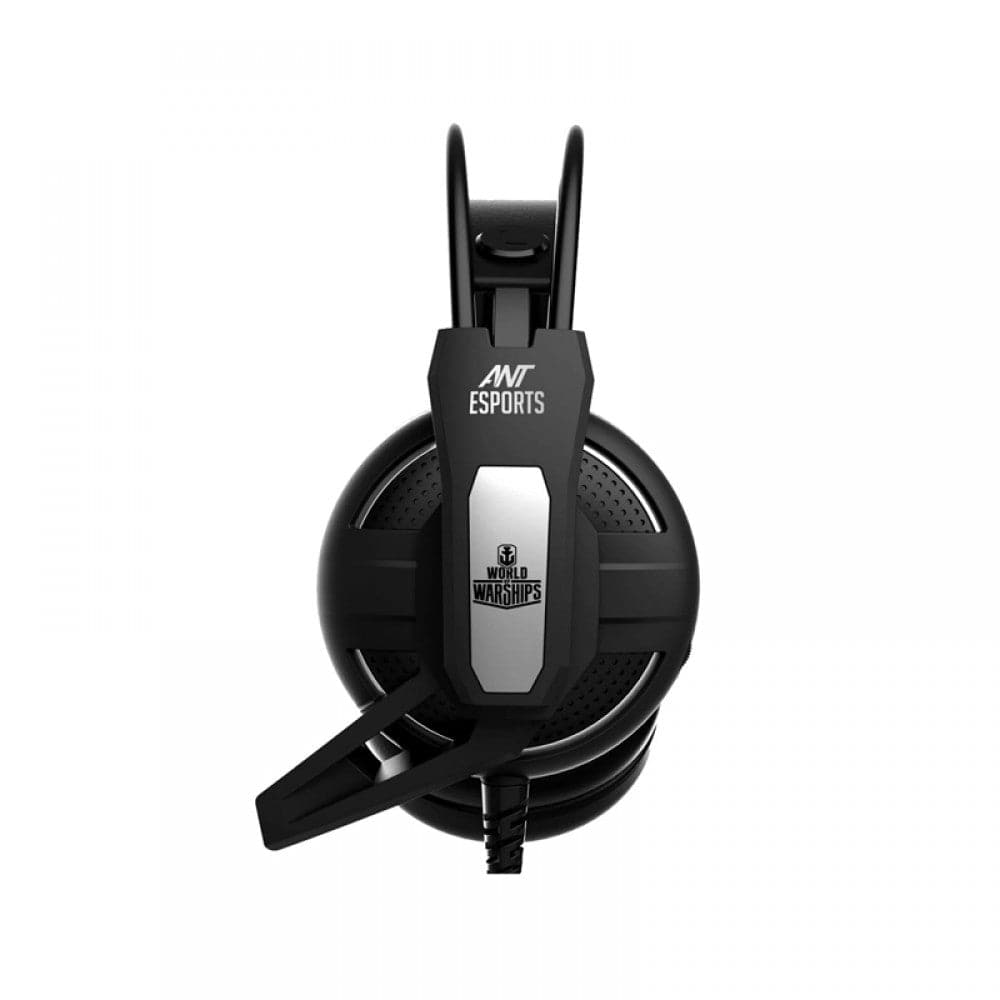 ANT ESPORTS H620W World of Warship License 3.5mm Wired Gaming Headphone ( Black ) ( PC / Playstation / Mobile / Xbox ) - 3