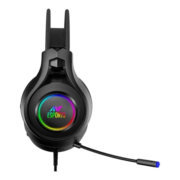 ANT ESPORTS H570 USB Wired Gaming Headphone ( Black ) ( PC / Playstation / Mobile / Xbox ) – TechCure India