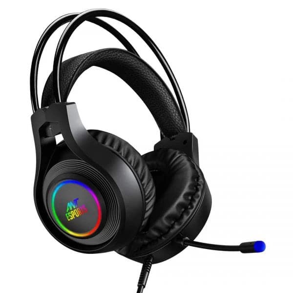 ANT ESPORTS H570 USB Wired Gaming Headphone ( Black ) ( PC / Playstation / Mobile / Xbox ) – TechCure India
