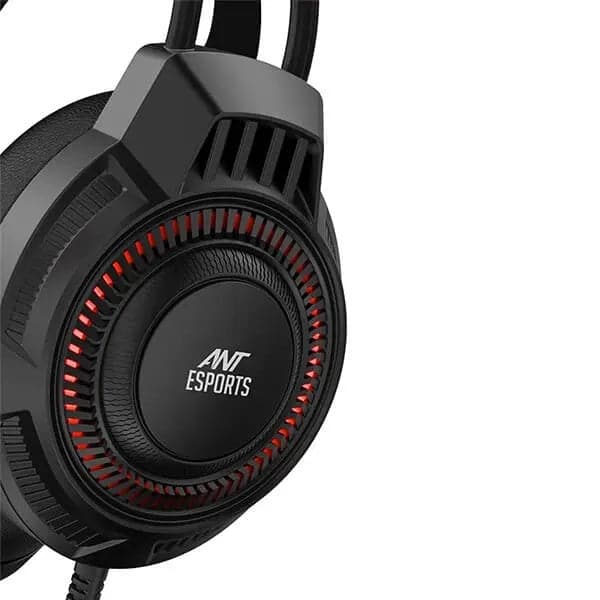 ANT ESPORTS H580 Pro RGB LED 3.5mm Wired Gaming Headphone ( Black ) ( PC / Playstation / Mobile / Xbox ) - 3