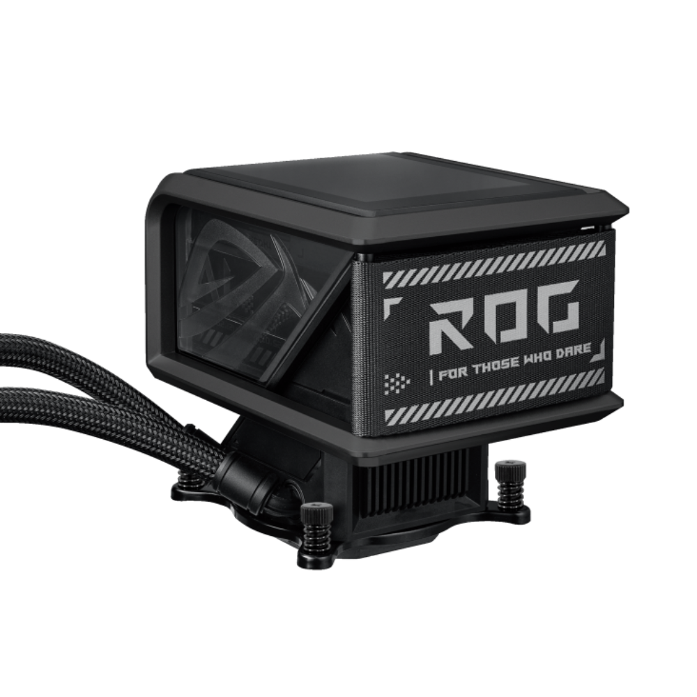 ASUS ROG Ryuo IV SLC 360mm ARGB CPU Liquid Cooler ( Black ) ( With LCD Display ) – TechCure India