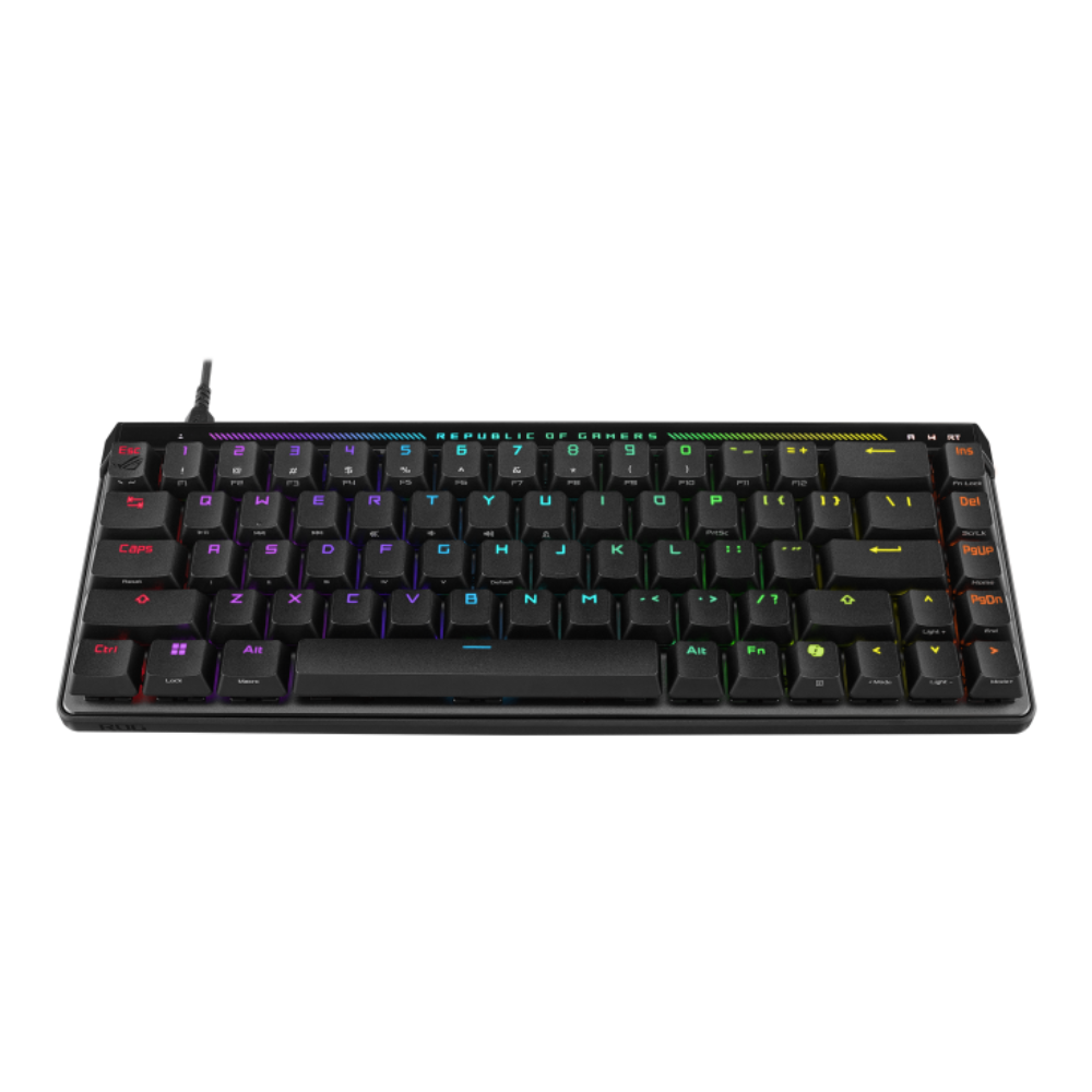 ASUS ROG Falchion Ace HFX 65% Mechanical RGB Wired Gaming Keyboard ( Black ) ( ROG HFX Magnetic Switches ) – TechCure India