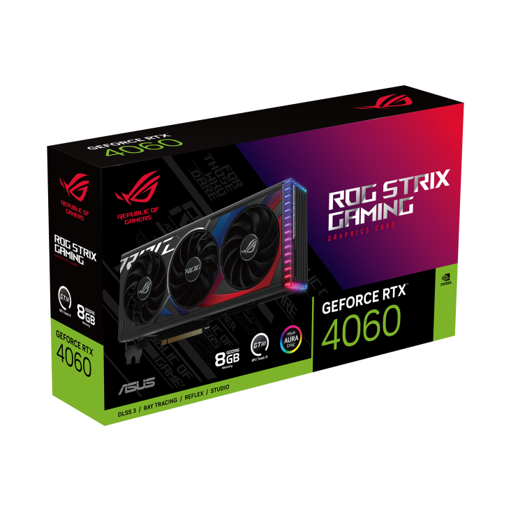 ASUS ROG Strix GeFroce RTX 4060 8GB Nvidia Graphic Card - 2