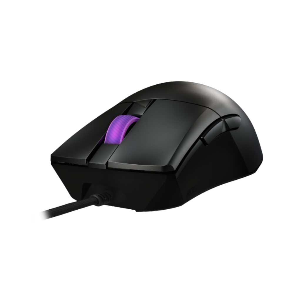 ASUS ROG Gladius III Core RGB Wired Ergonomic Gaming Mouse ( 12000DPI / 6 Macro Buttons ) ( Black ) – TechCure India