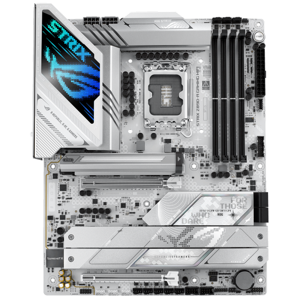 ASUS ROG Strix Z890-A Gaming Wifi DDR5 Intel Motherboard ( White ) - 2
