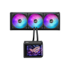 ASUS ROG Ryuo IV SLC 360mm ARGB CPU Liquid Cooler ( Black ) ( With LCD Display ) - 2