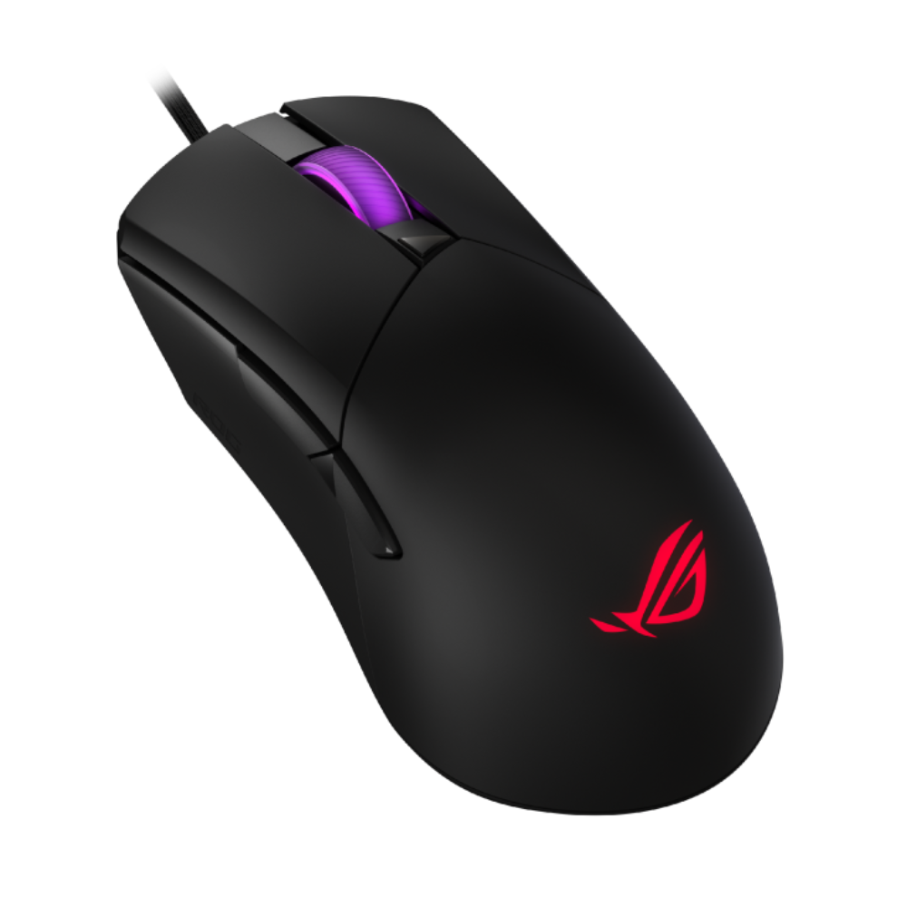 ASUS ROG Gladius III Core RGB Wired Ergonomic Gaming Mouse ( 12000DPI / 6 Macro Buttons ) ( Black ) – TechCure India