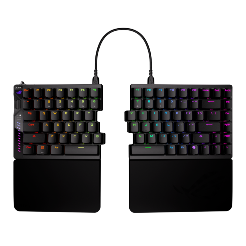 ASUS ROG Falcata 75% Mechanical RGB Tri-Mode Wireless Gaming Keyboard ( Black ) ( ROG HFX V2 Magnetic Switch ) – TechCure India