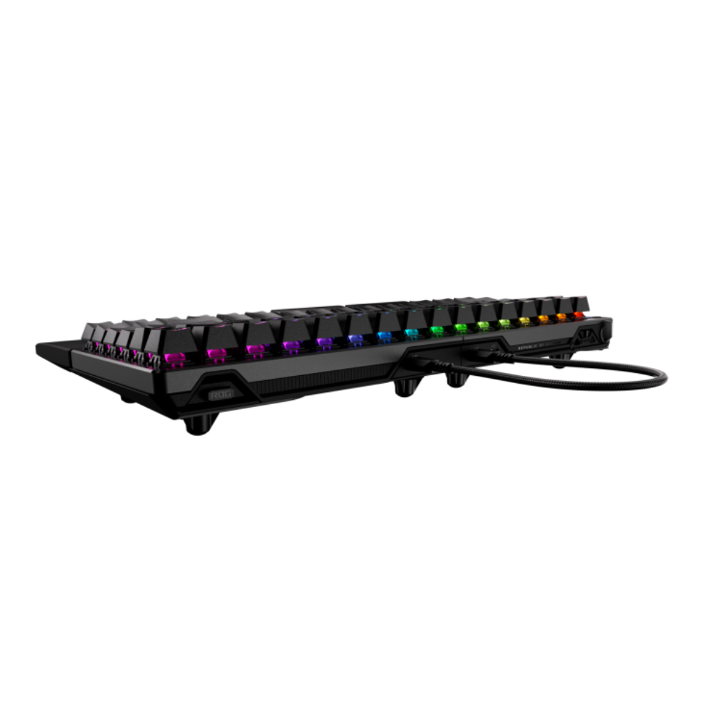 ASUS ROG Falcata 75% Mechanical RGB Tri-Mode Wireless Gaming Keyboard ( Black ) ( ROG HFX V2 Magnetic Switch ) – TechCure India
