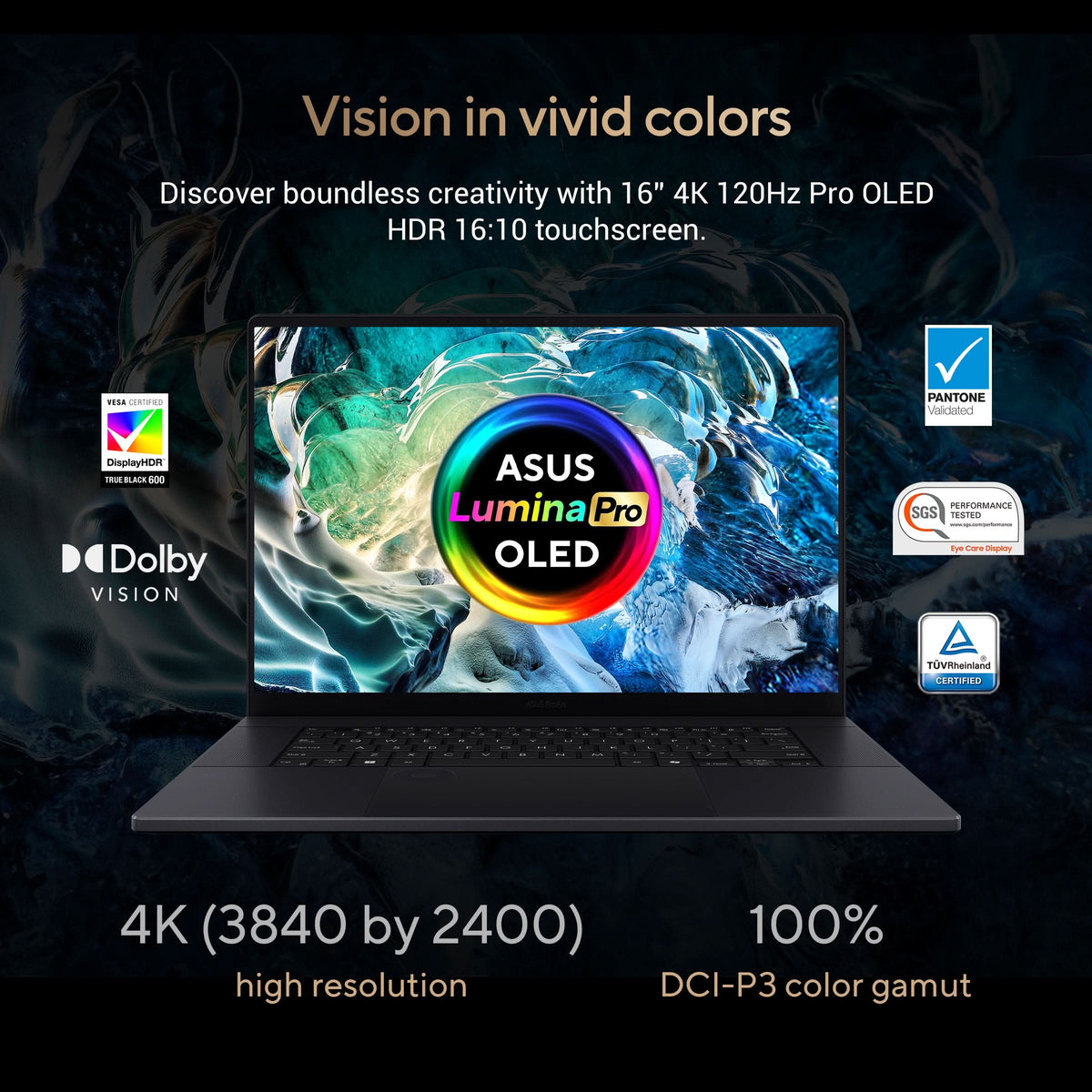 ASUS ProArt P16 OLED, Creator Laptop, AMD Ryzen AI 9 HX 370 (64GB/2TB/RTX 5090/40.64 cms (16) 4K Touch/Windows 11 Home/Office Home 2024 + M365 Basic (1 Year Validity) H7606WX-SE028WS – TechCure India